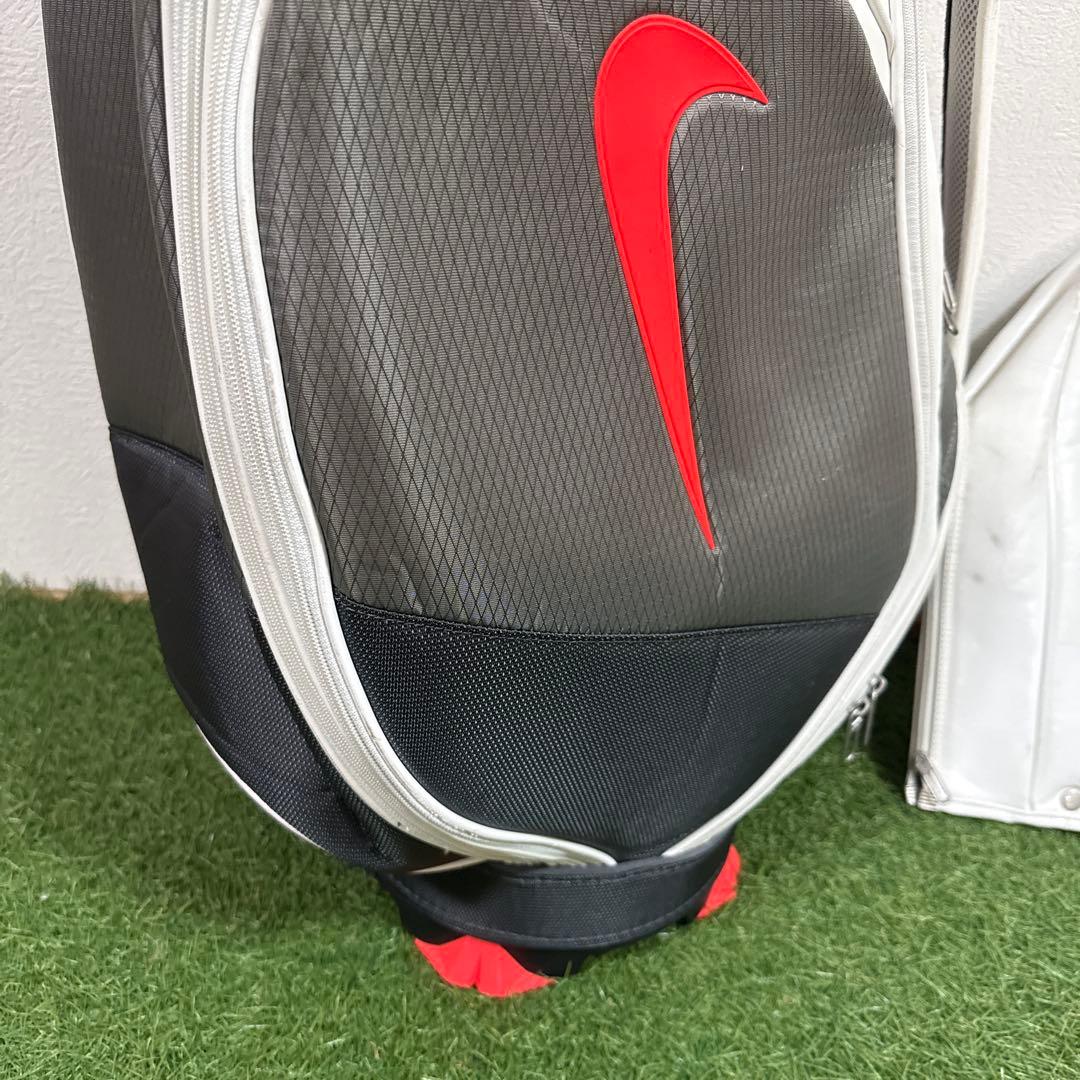 Nike キャディバッグ ホワイト/ブラック/レッド