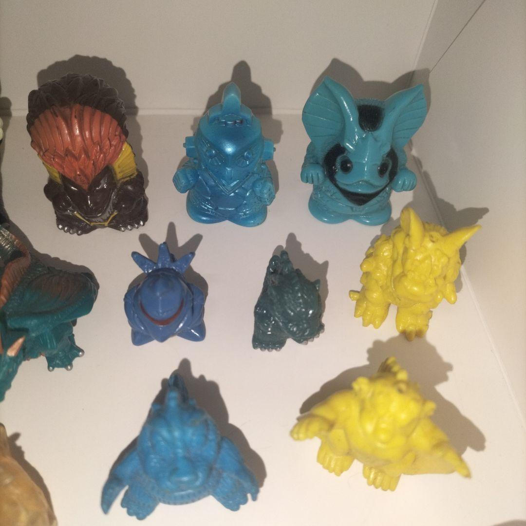ゴジラ　怪獣フィギュア　まとめ売り　消しゴム　指人形　蓄光あり！　レトロ