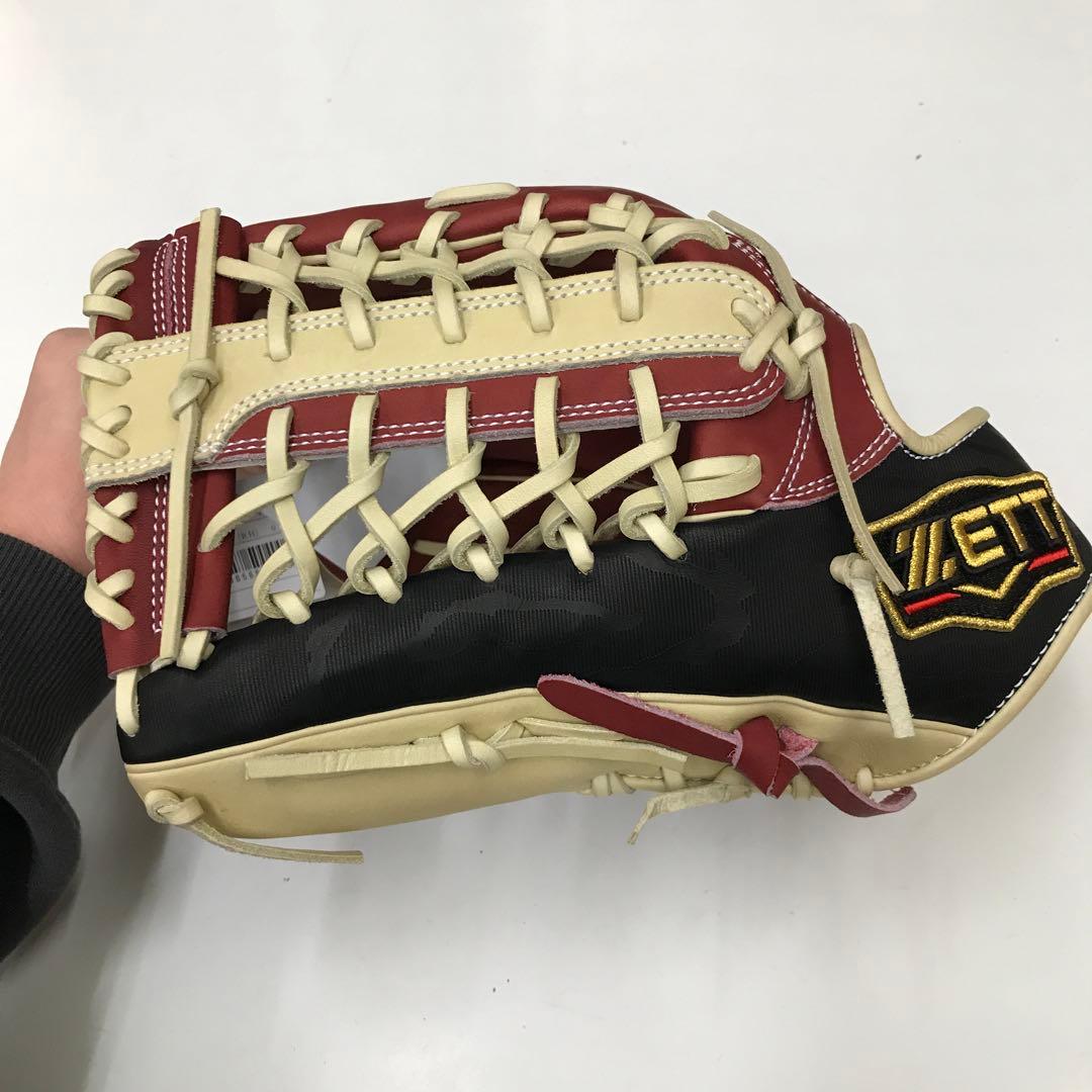 ZETT 軟式グラブ　外野手用　BRGB32447 左投げ用