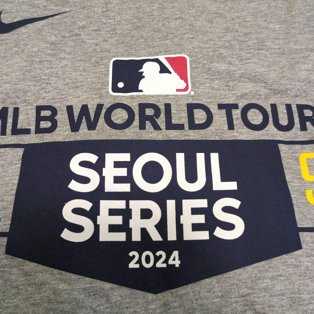 MLB開幕戦ソウルシリーズ2024記念TシャツＭ 新品タグ付きオマケ紙袋付き