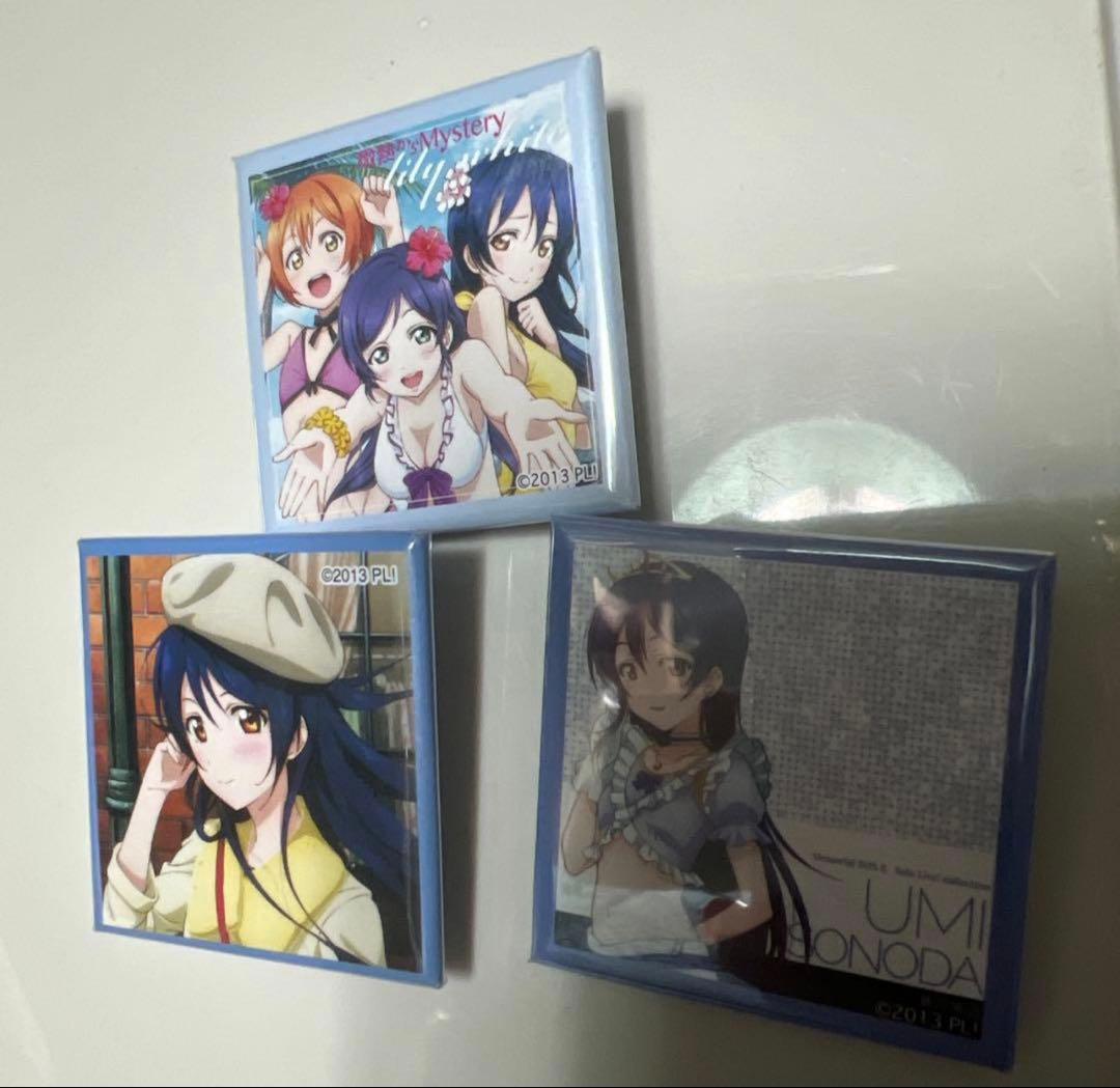 ラブライブ! 4th μ’s CDジャケットバッチ LilyWhite 園田海