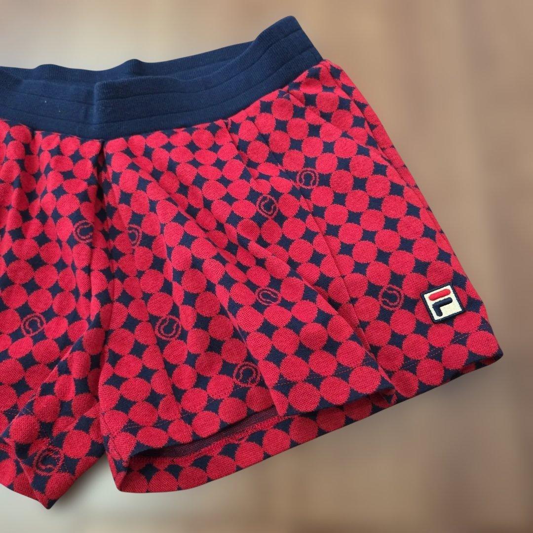 大人気　FILA セットアップ ジャガード ボール柄