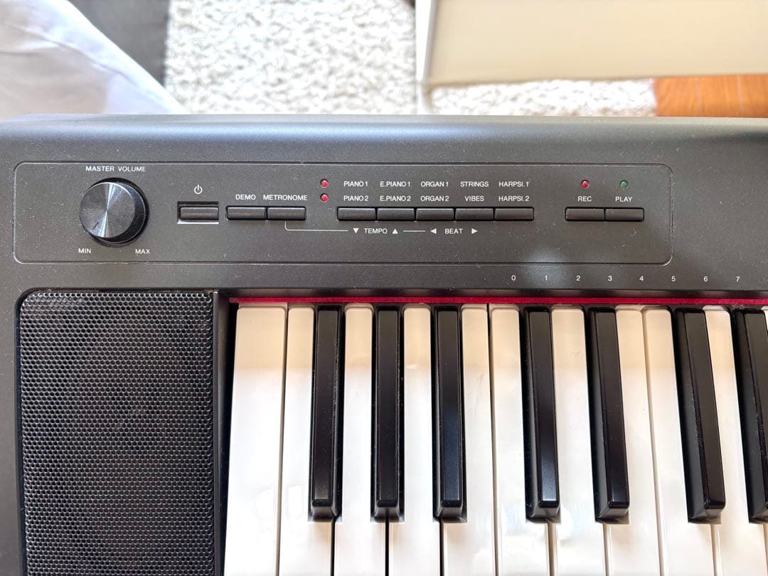 YAMAHA piaggero NP-32 ブラック サステインペダル付き