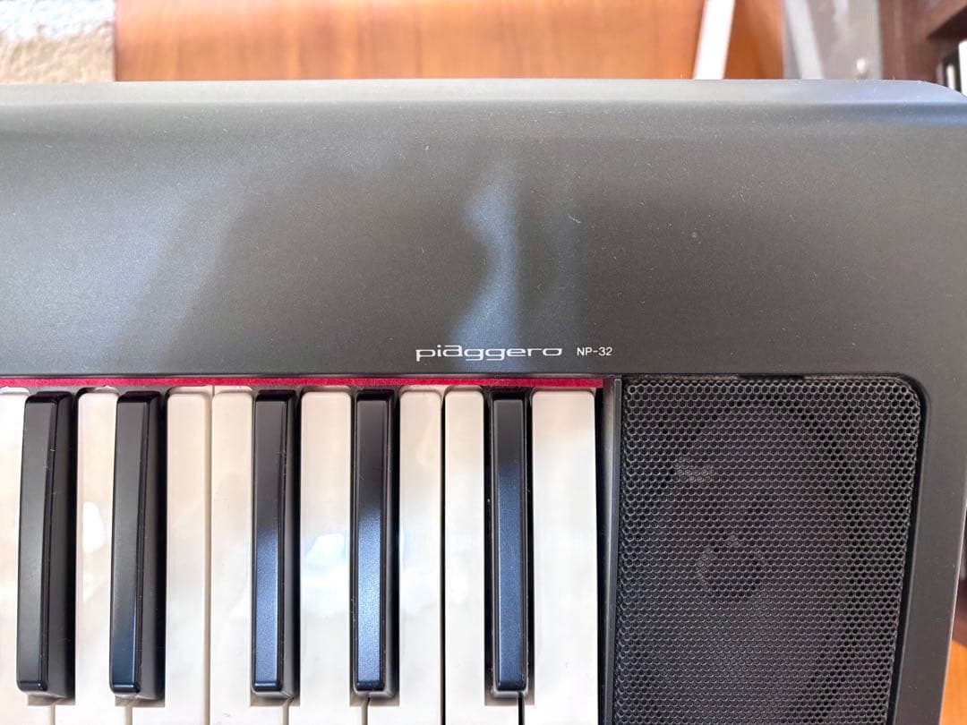 YAMAHA piaggero NP-32 ブラック サステインペダル付き