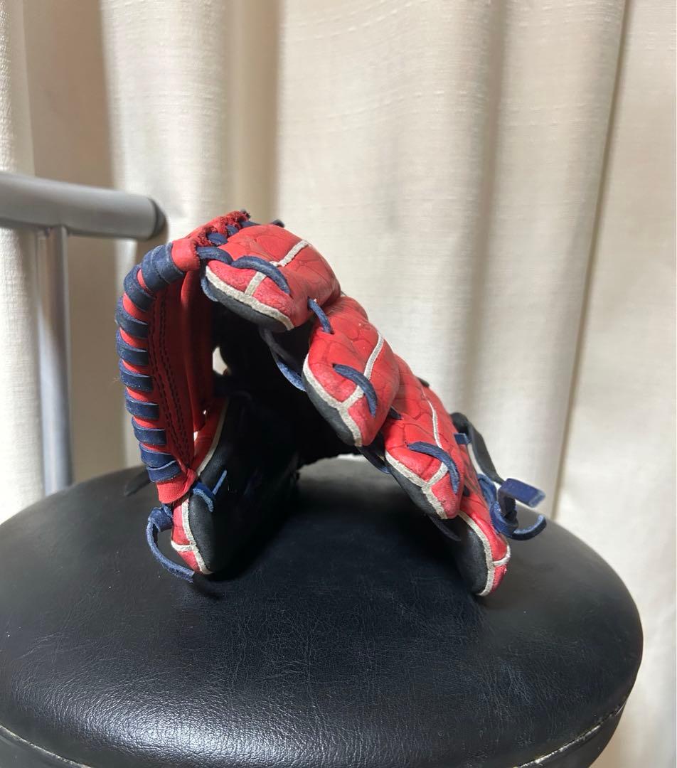 希少 美品 ナイキ 岩村明憲モデル 限定クロコダイル柄レザー 軟式グローブ