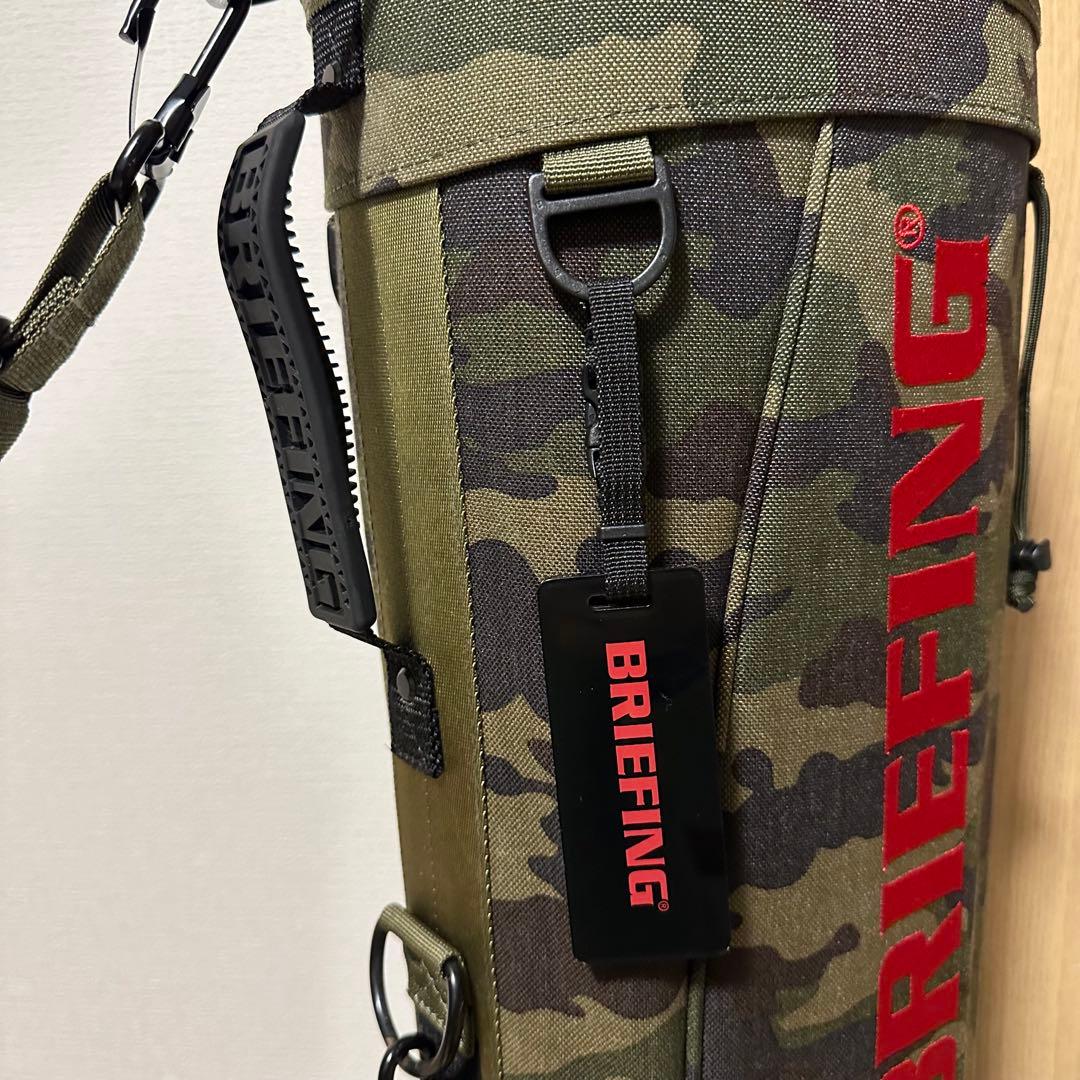 美品BRIEFING サンデーバッグ VORTEX GREEN CAMO