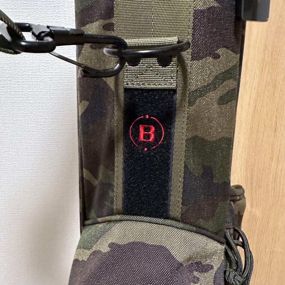 美品BRIEFING サンデーバッグ VORTEX GREEN CAMO