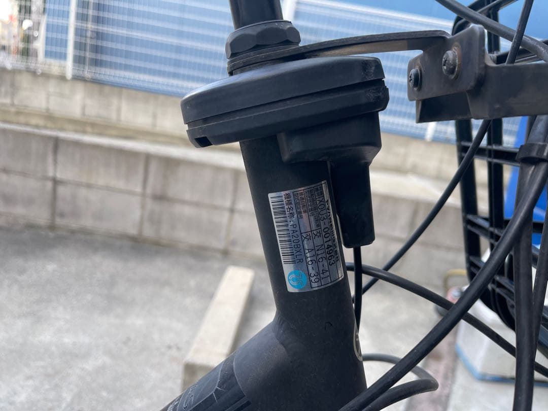 ヤマハ パスバビー 2017年購入　電動アシスト自転車 大型バッテリー搭載