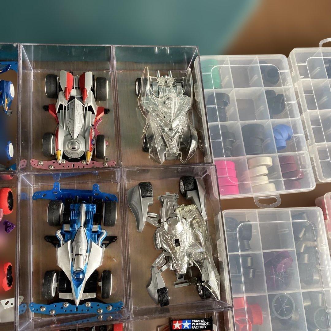 【送料無料】TAMIYA ミニ四駆　完成品　まとめ売り引退品　28台
