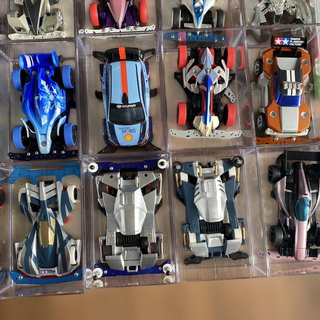 【送料無料】TAMIYA ミニ四駆　完成品　まとめ売り引退品　28台