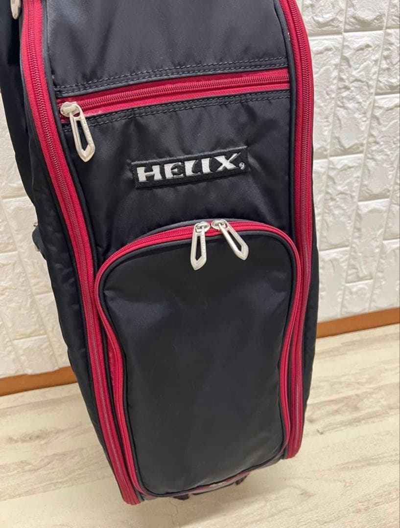 美品 HELIX TRAVEL SERIES キャディバッグ キャスター付