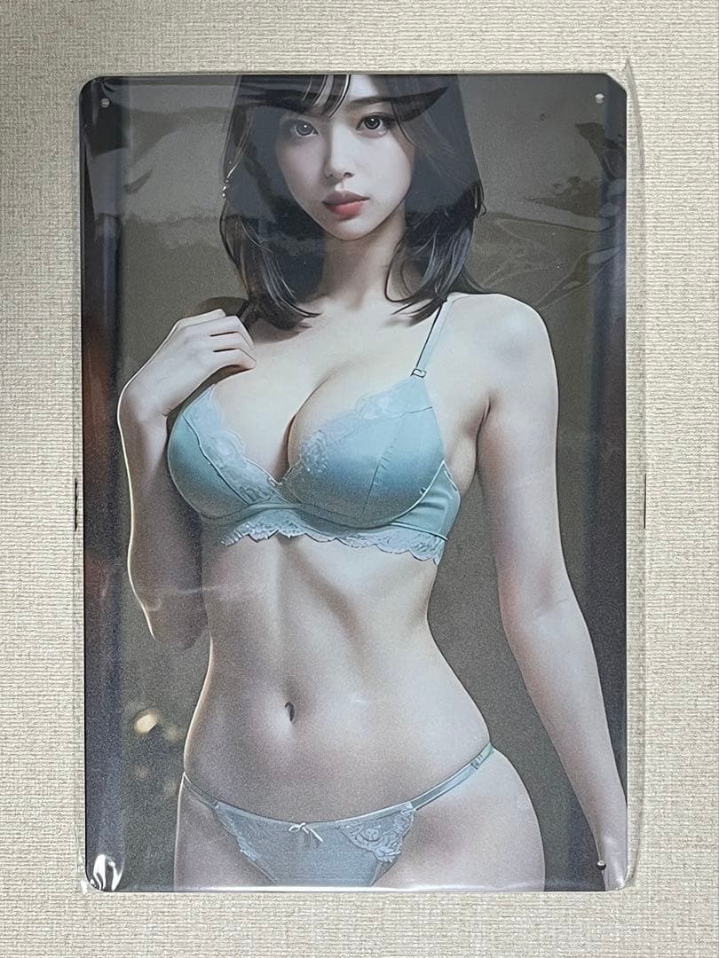 コング商品 ブリキ看板 D28 AIアイドル AIモデル AI美女