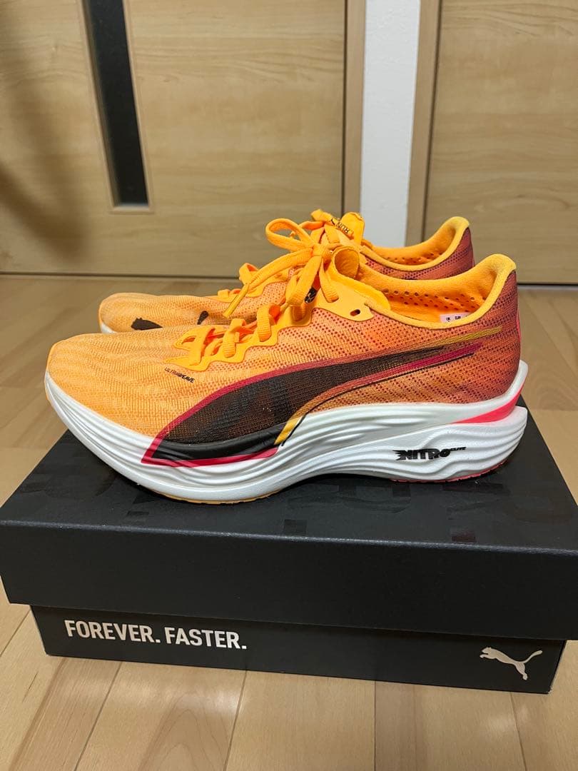 Puma メンズ ディヴィエイト ニトロ エリート 3 FIRE 25cm