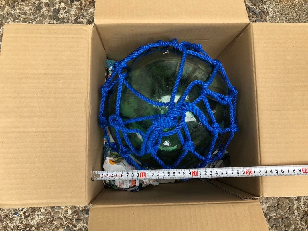⭐️漁具、ガラスの浮き球、珍品、アンテーク、縁起物、貴重品、一点物。
