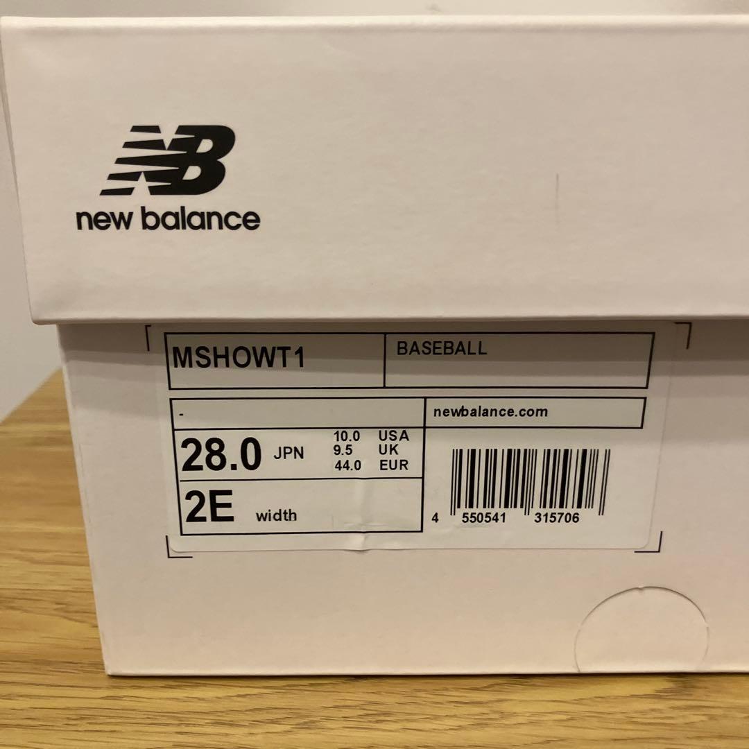 ニューバランス 大谷モデル スパイク 28（2E）MSHOWT1 未使用品