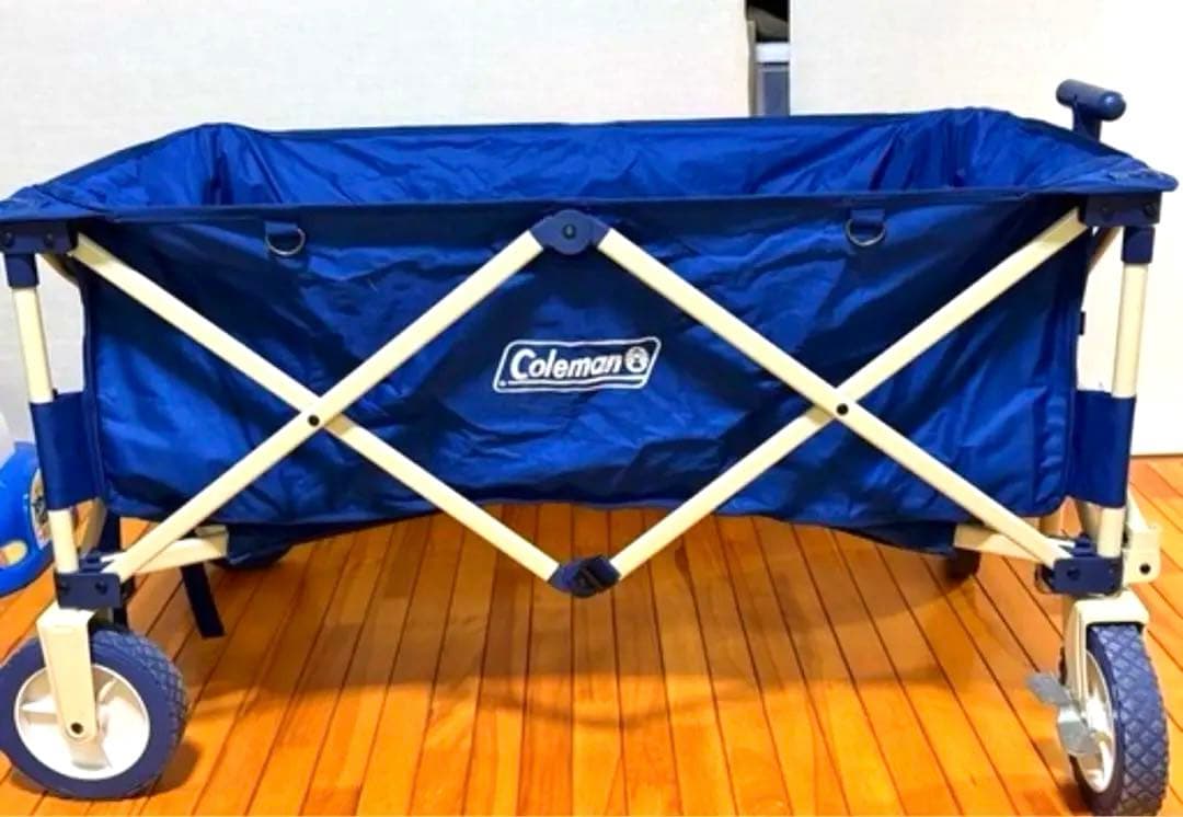Coleman キャリーワゴン　ブルー
