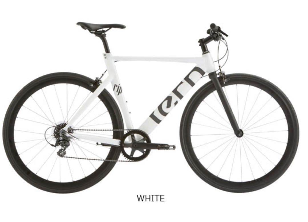 【引き取り歓迎】tern rip ホワイト クロスバイクドロップハンドルカスタム
