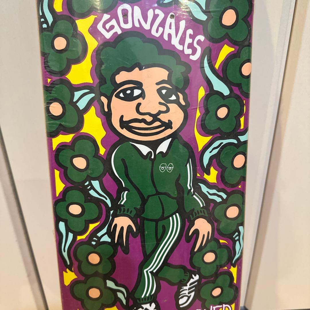 【未使用】送料込みKROOKED GONZALES スケートボードデッキ