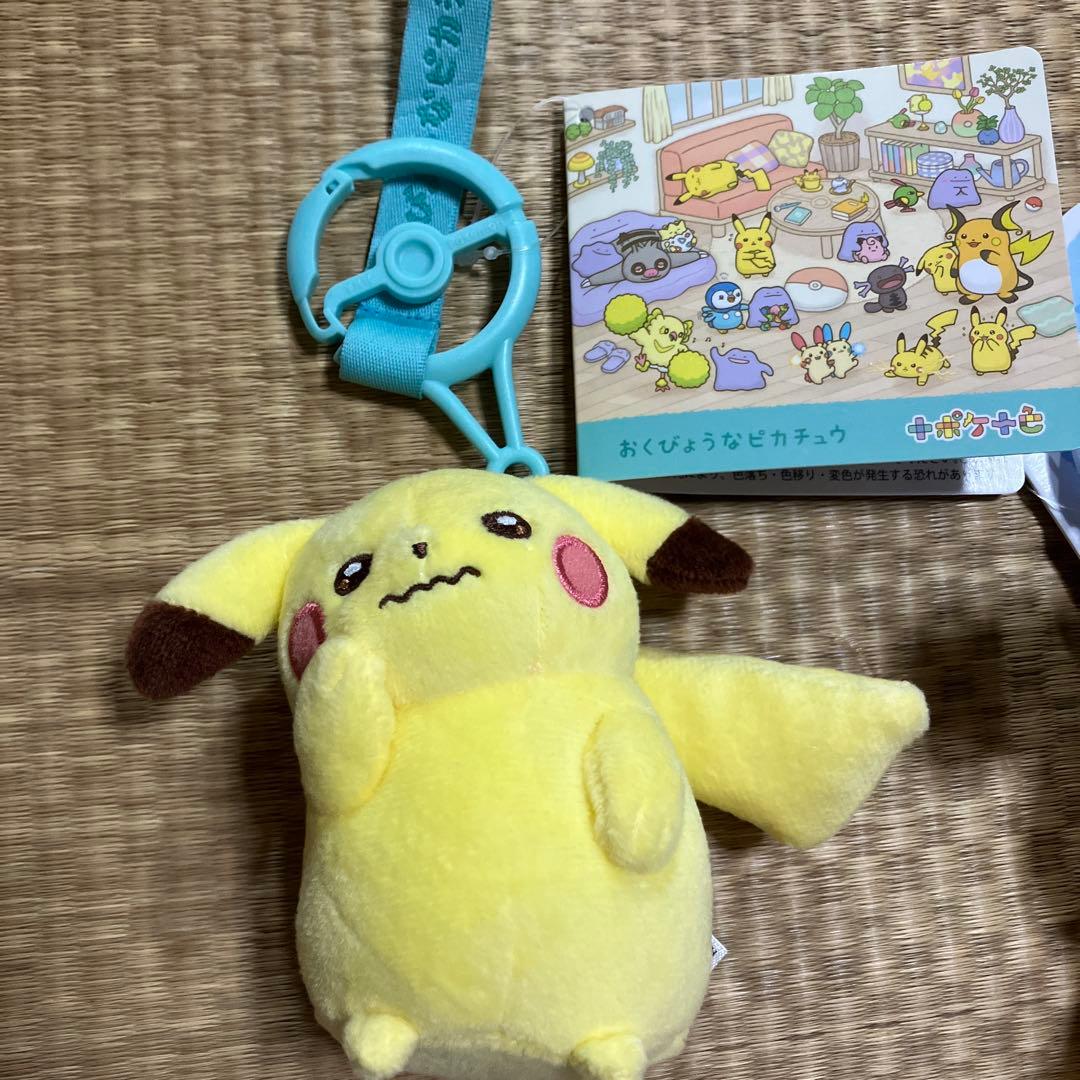 ポケモンピカチューマスコット　おくびょうなピカチュウ&ピチュー　ぬいぐるみセット