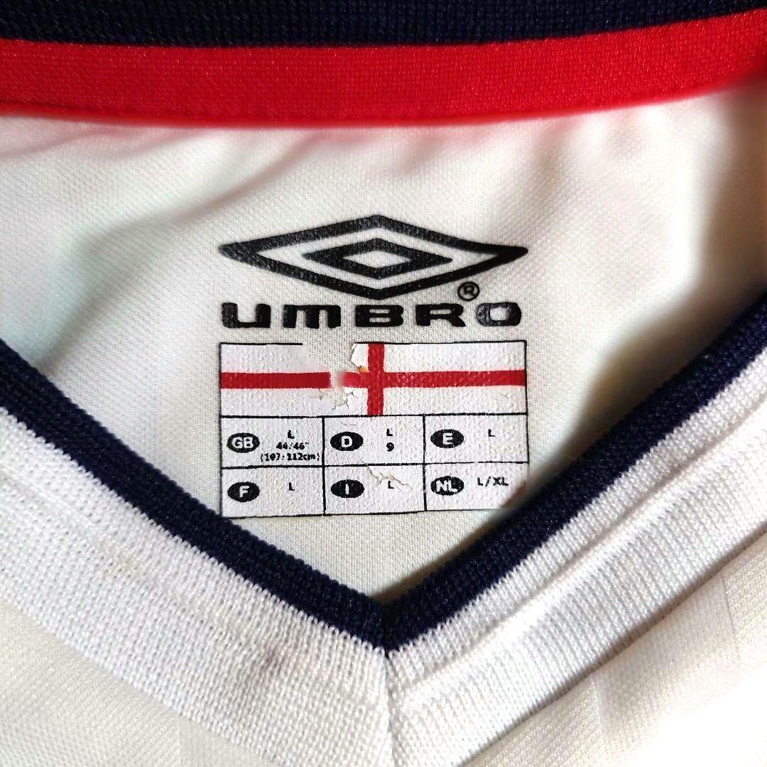 MBRO製2001-2003年イングランド代表ホームユニフォーム Lサイズ