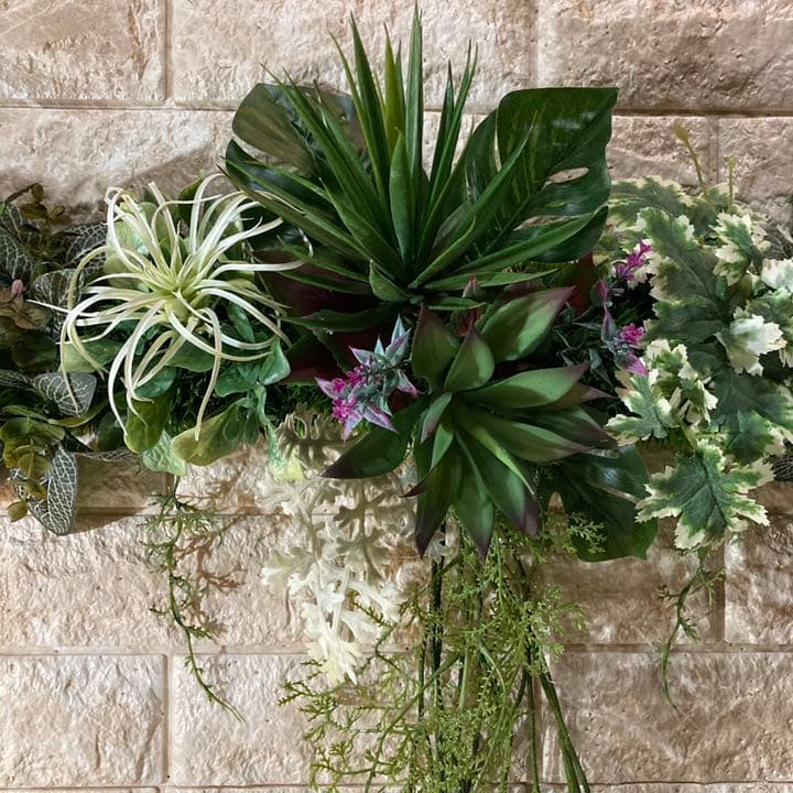 光触媒　人工観葉植物　ウォールグリーン　造花　インテリア855