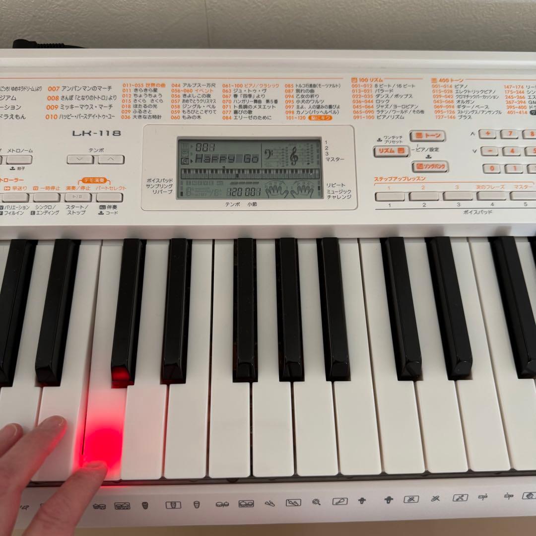【CASIO】 光ナビゲーションキーボード/ LK-118