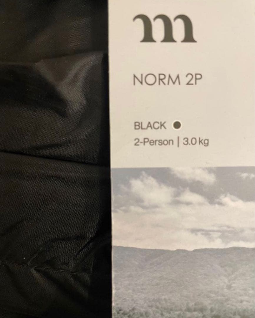 新品未使用　MURACOムラコNORMノーム2P BLACK