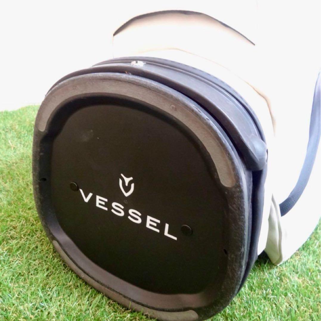 VESSEL ホワイト スタンドバッグ