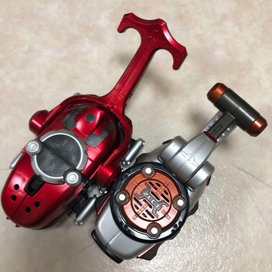 仮面ライダー カブト DXカブトゼクター、ハイパーゼクター、クナイガン ベルト無