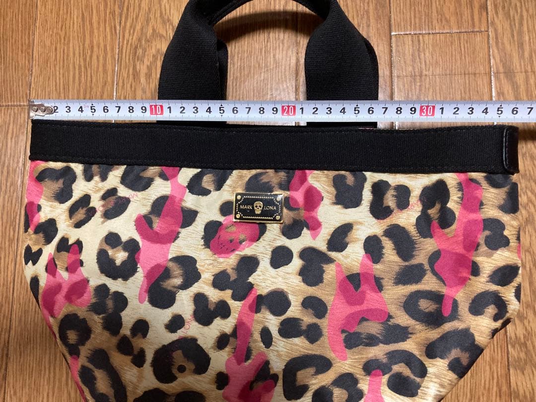 212← MARK＆LONA レオパード カートバッグ 未使用
