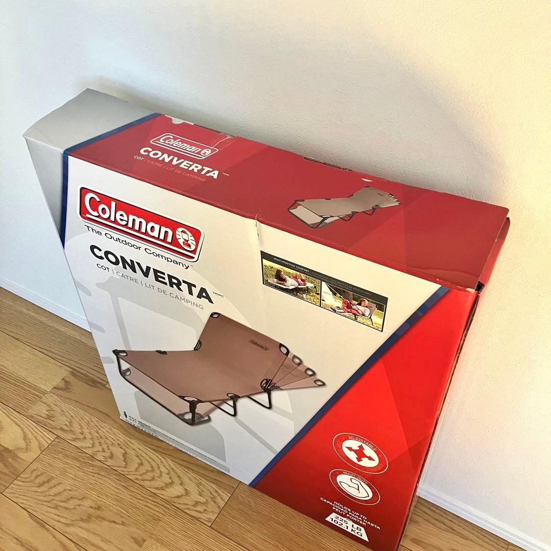 【Coleman】コールマン コンバータコット リクライニング式 ボンボンベッド