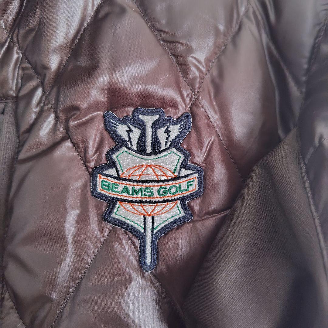 BEAMS GOLF メンズ ダウンジャケット ブラウン