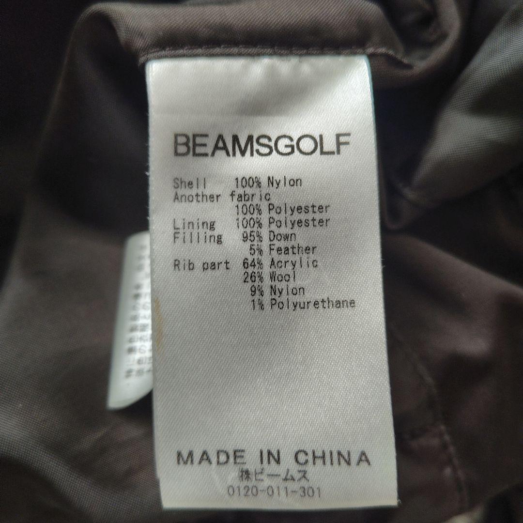 BEAMS GOLF メンズ ダウンジャケット ブラウン