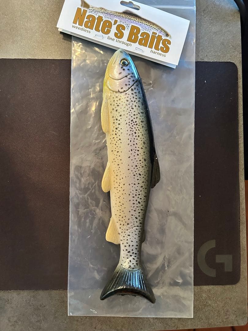 Nate's Baits スイムベイト 約12 inch 30 cm drt