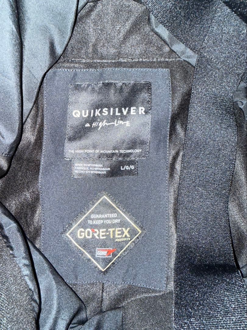 QUIKSILVER スノーボード　ビブパンツ　GORE-TEX Lサイズ