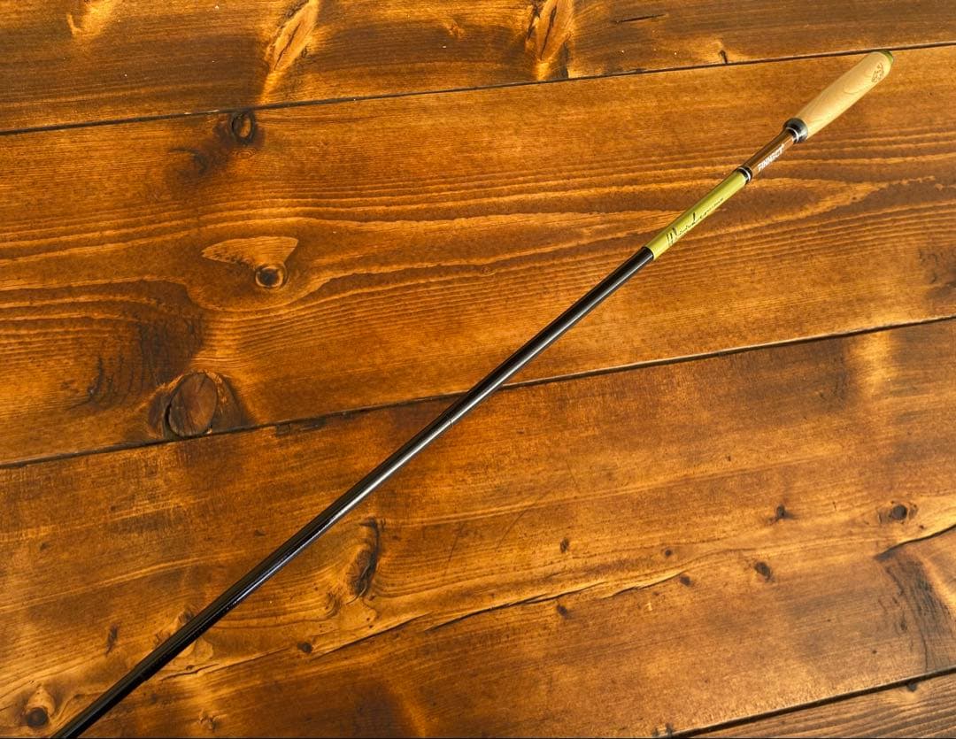 小物釣り竿　タナゴ竿　150cm ウッドグリップ　振り出し竿　ブラウン