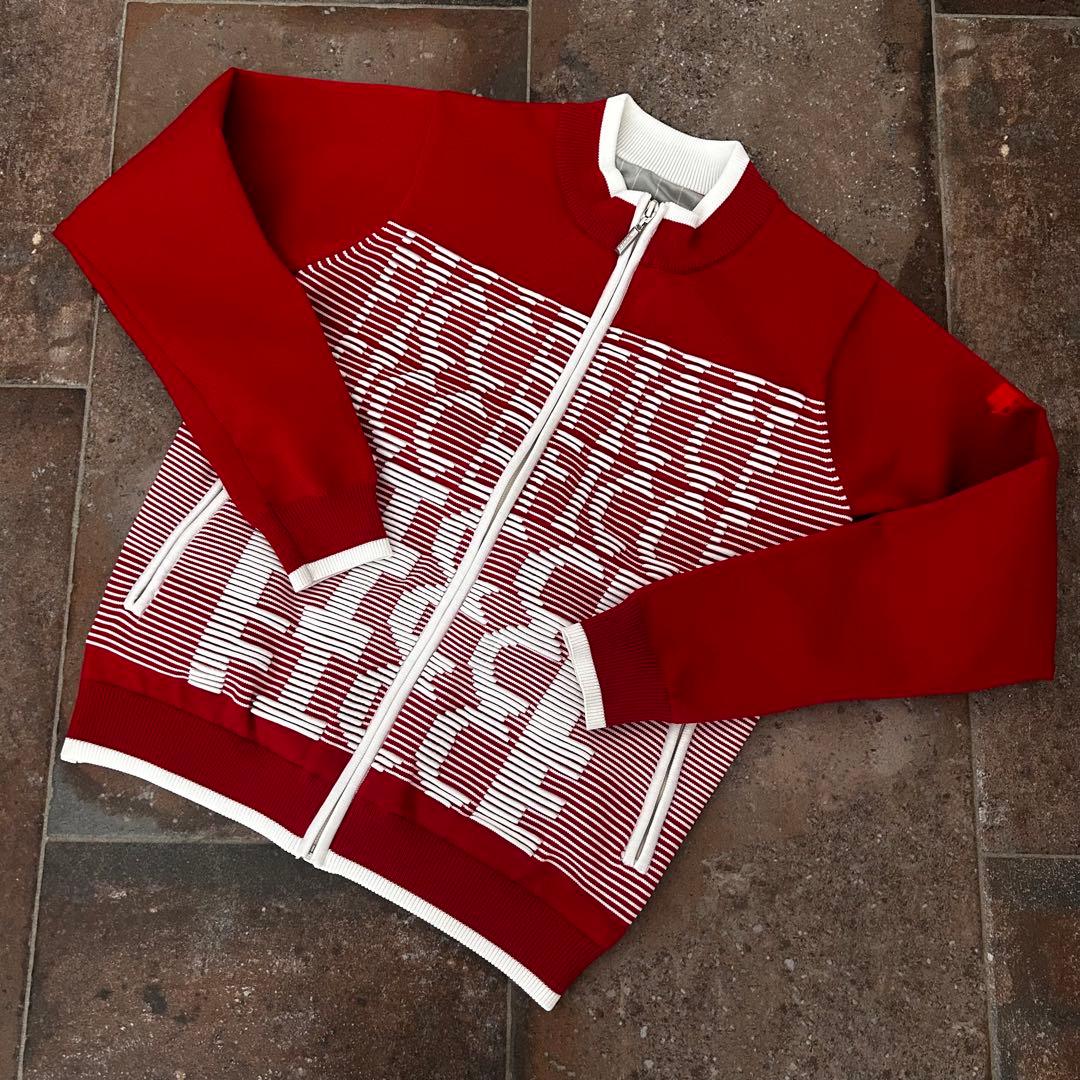 FICCE GOLF セットアップ　ジップセーター　スカート 上下セット　レッド