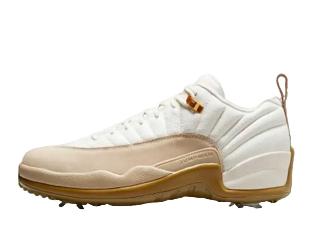 【大魔神さん専用】Jordan 12 Golf シューズ ホワイト/ベージュ