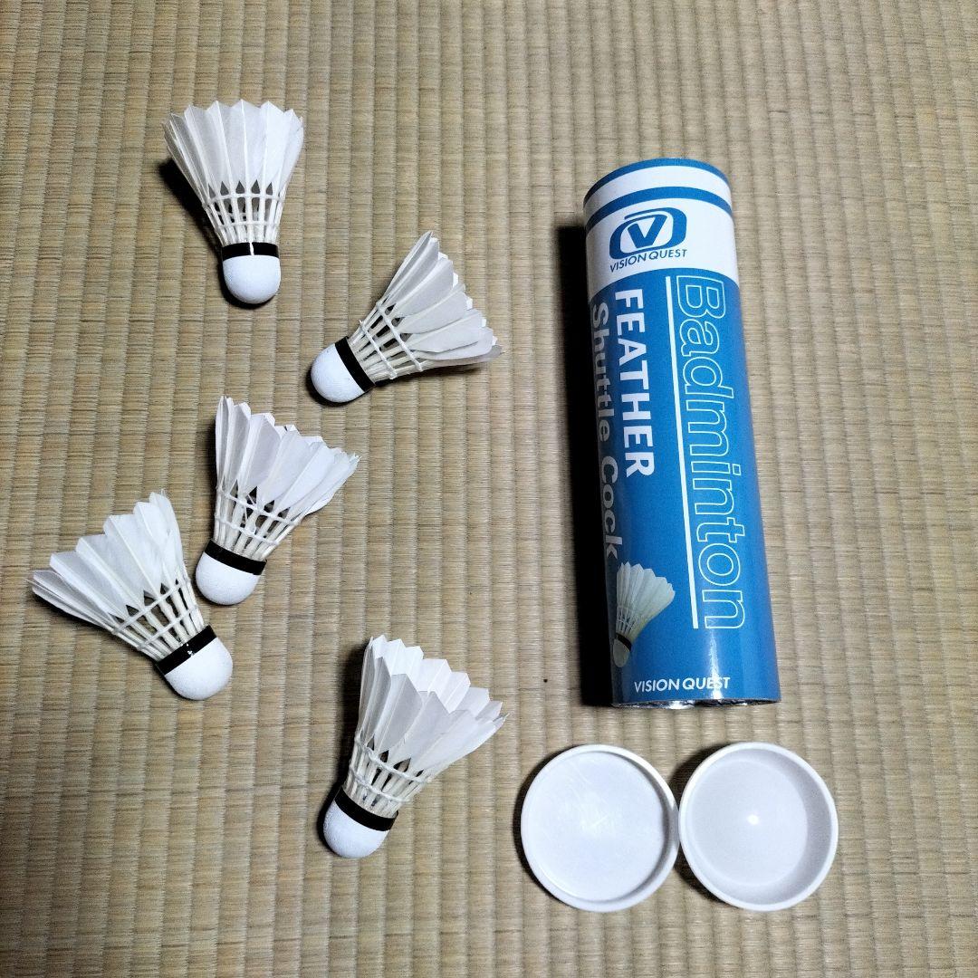 YONEX バドミントンラケット 羽根5個 ケース付き