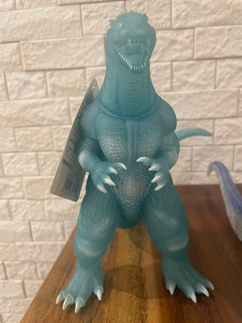 ゴジラ　ソフビ　青　白　赤　三色3体セット