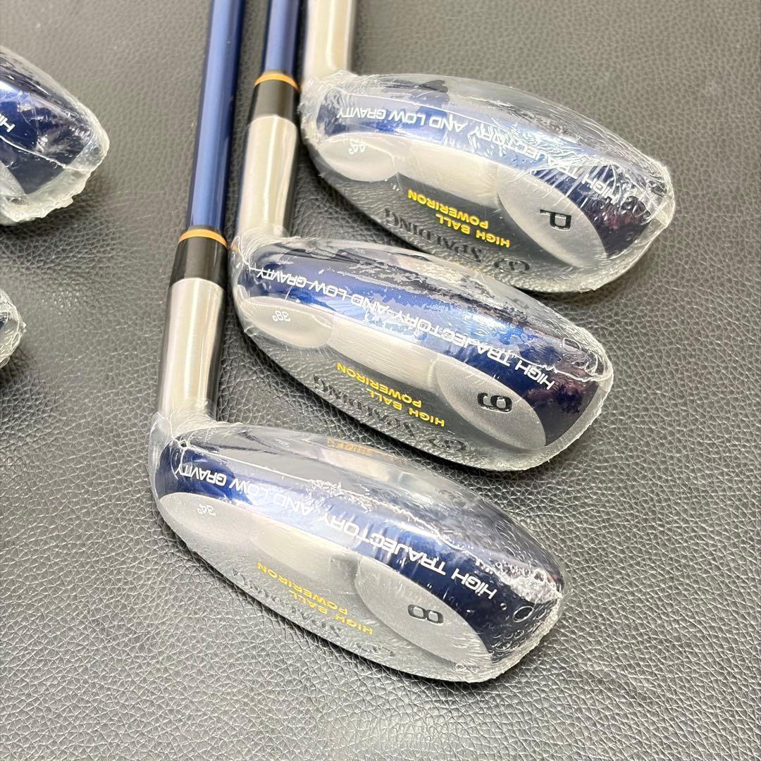 スポルディング ハイボール パワー アイアン 6本 純正カーボン S 激飛び