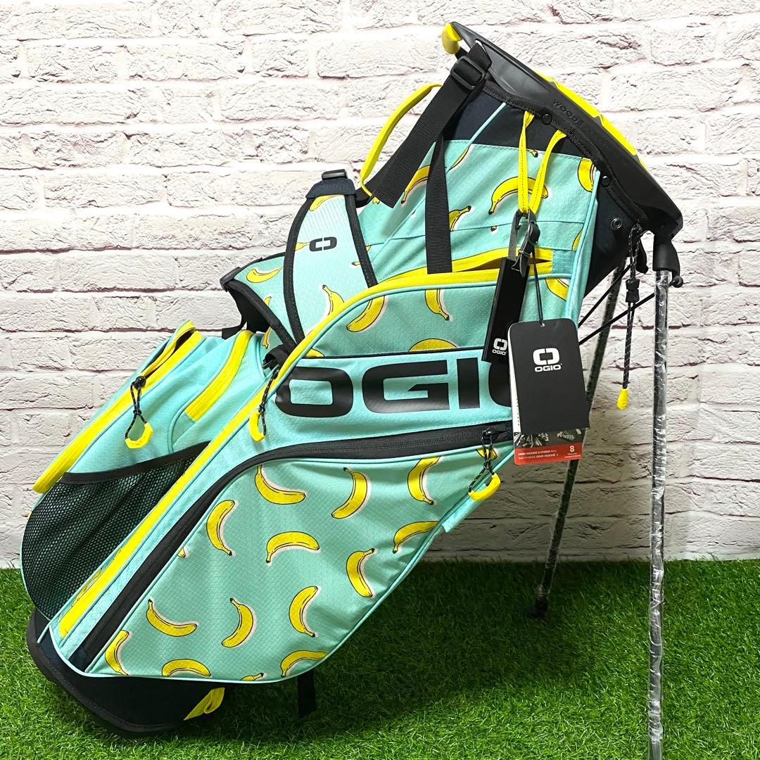 【新品】OGIO オジオ バナナ柄 キャディバッグ ゴルフ ミント グリーン