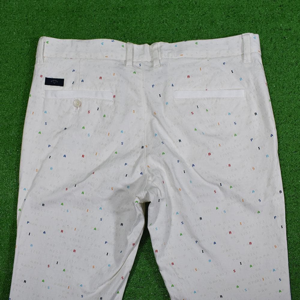 Callaway/キャロウェイ ゴルフパンツ【ホワイト/XL】美品！