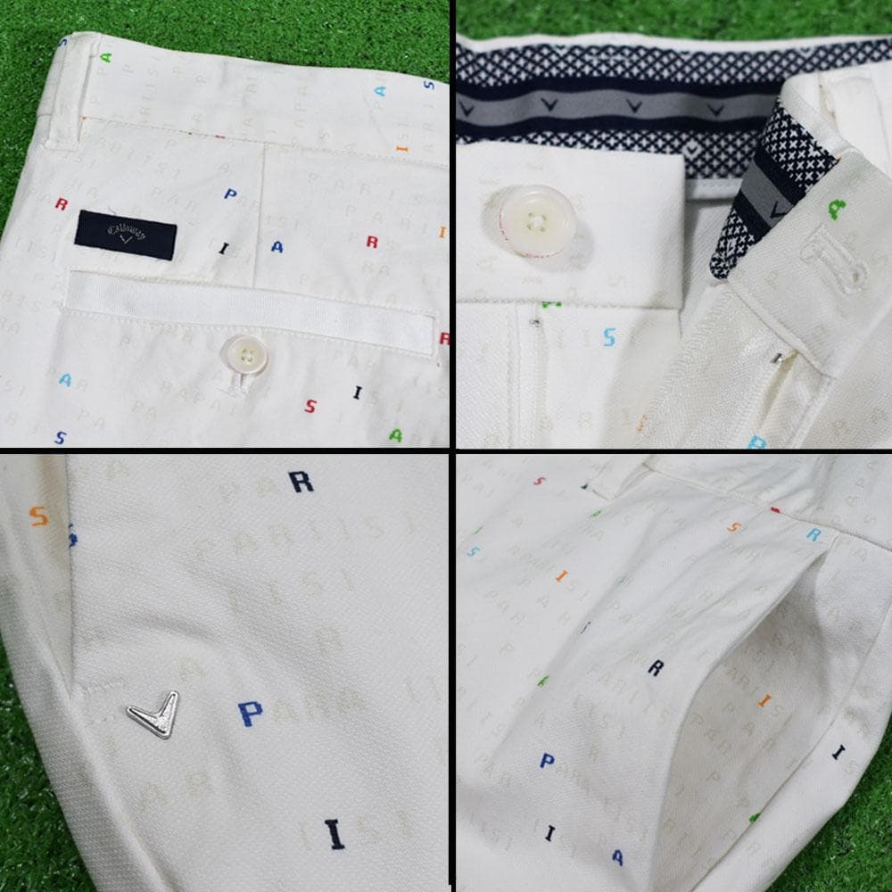 Callaway/キャロウェイ ゴルフパンツ【ホワイト/XL】美品！