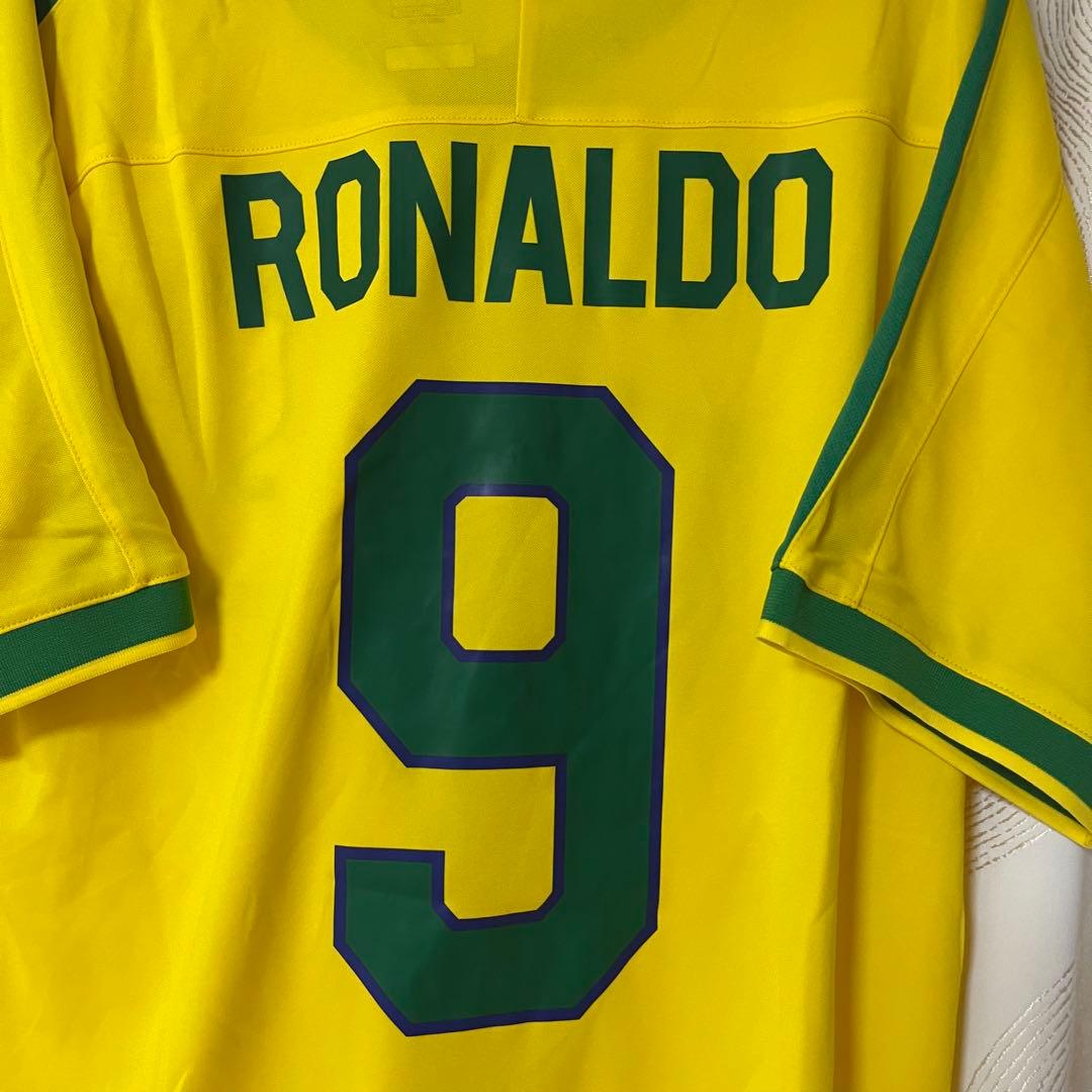 ブラジル代表1997年ロナウドホームサッカーユニフォームNIKEfootball