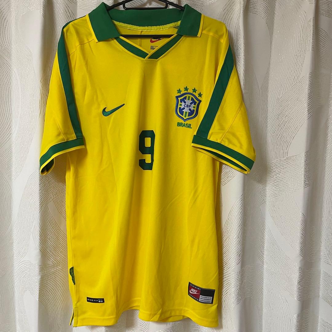 ブラジル代表1997年ロナウドホームサッカーユニフォームNIKEfootball