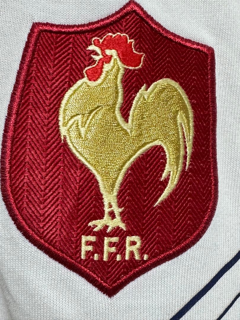 【希少品】adidas フランス代表 ポロシャツ 刺繍ロゴ 《6XL》