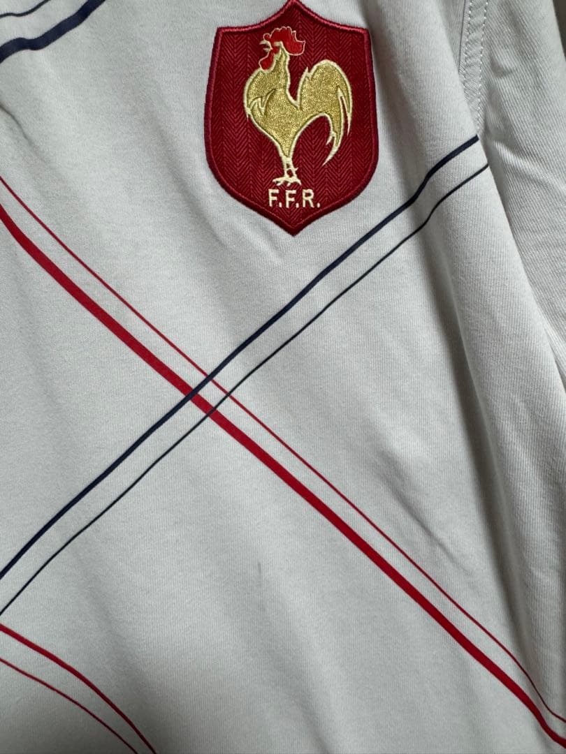 【希少品】adidas フランス代表 ポロシャツ 刺繍ロゴ 《6XL》