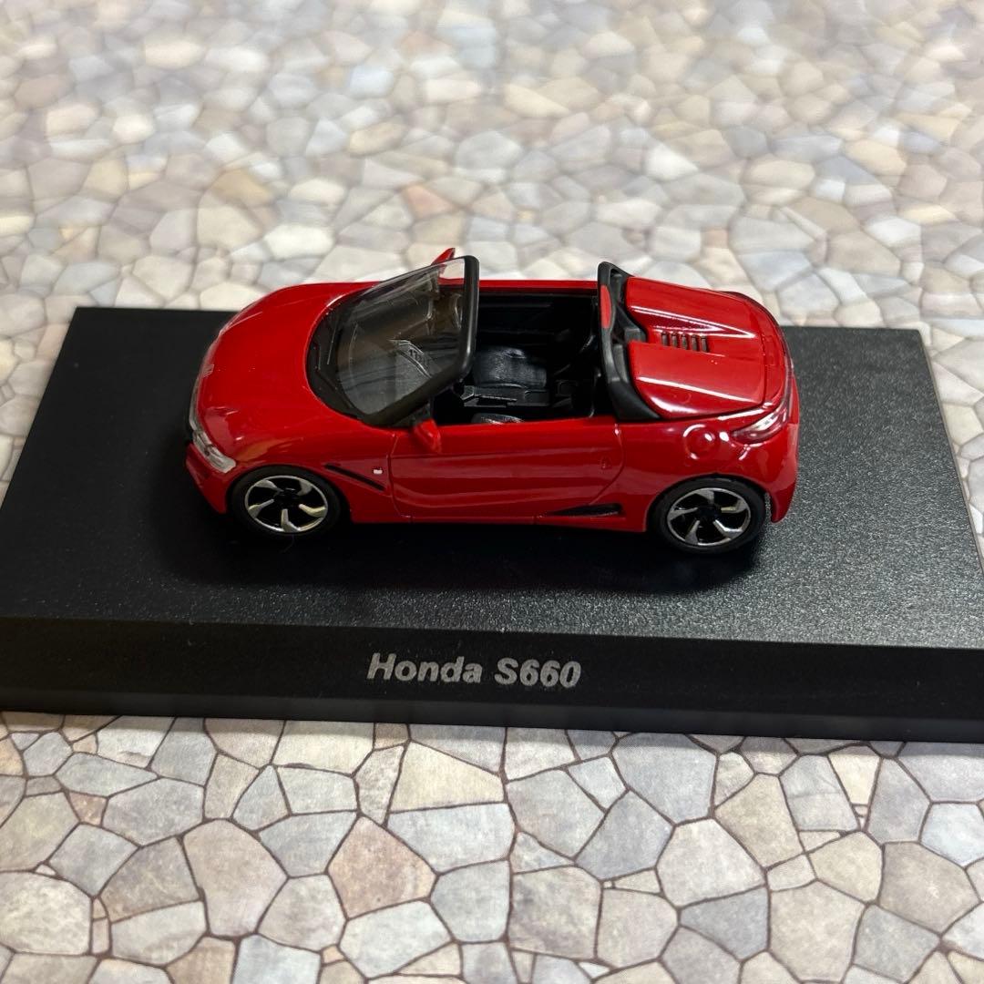 京商 1/64 ホンダ S660 レッド 外箱付き