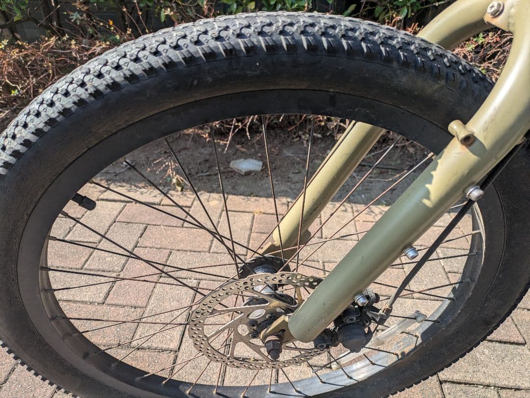 HACHI-HACHI シティサイクル オリーブグリーン 88チャリ